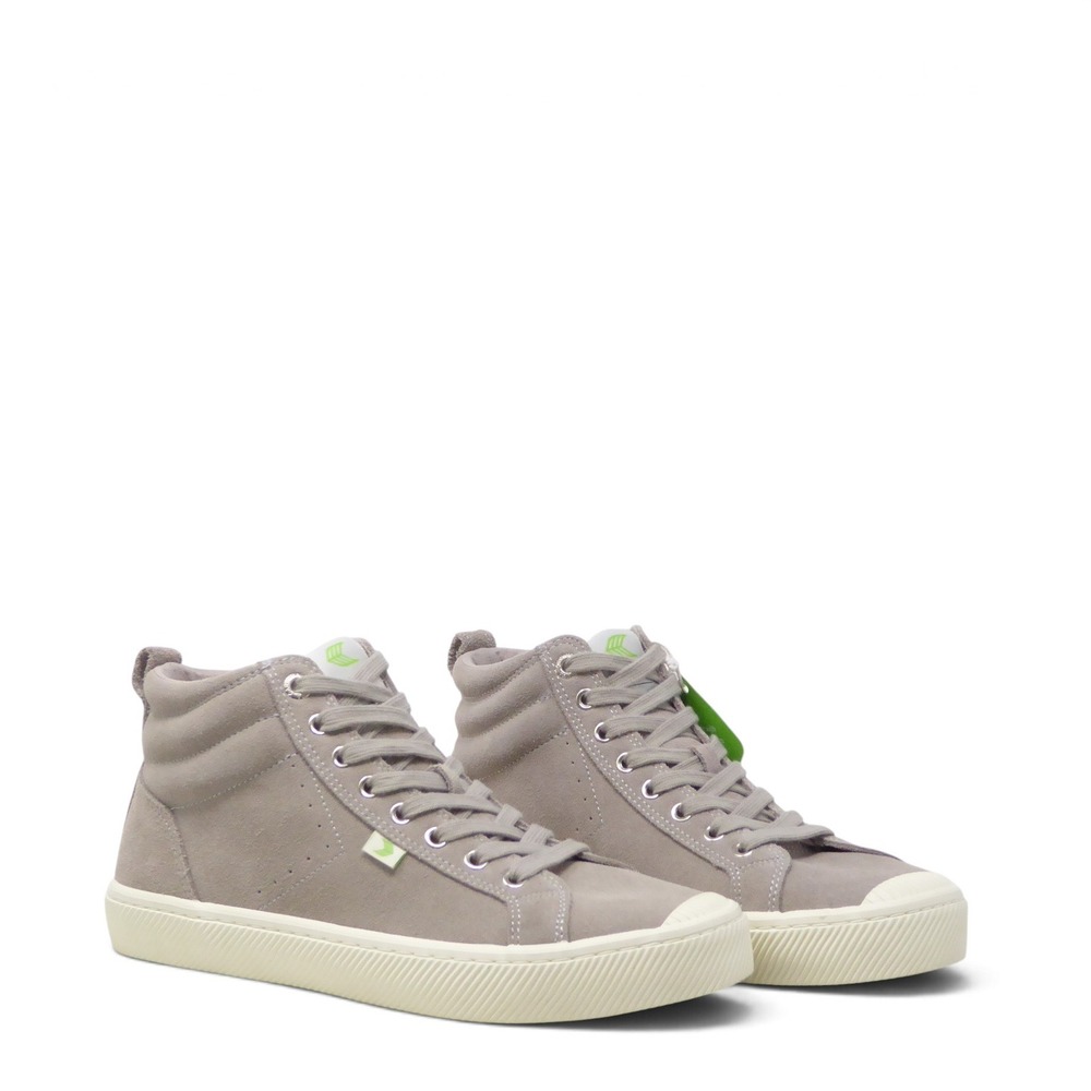 NEW Cariuma Oca High Suede Gray Grey Sneakers Shoes Size 8.5 Mens / 10 Womens
